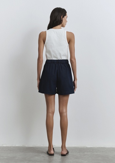  Mavi Penny Gold Klasik Mürekkep Mavi Jean Şort 1410075-87075