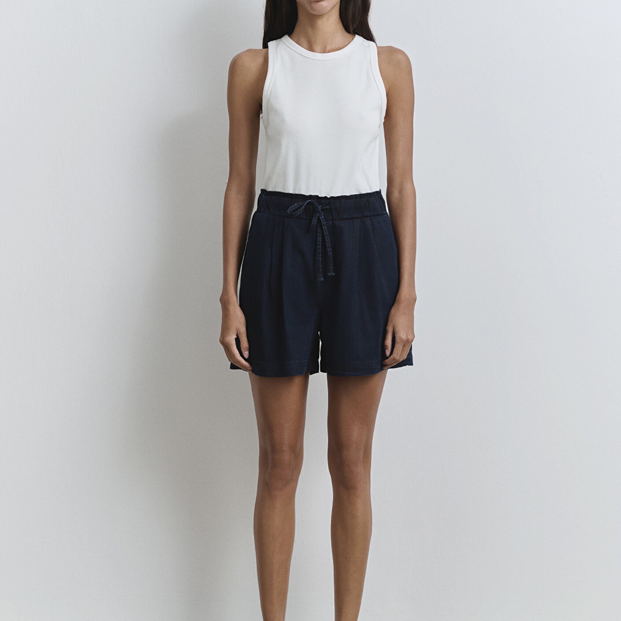 Mavi Penny Gold Klasik Mürekkep Mavi Jean Şort 1410075-87075