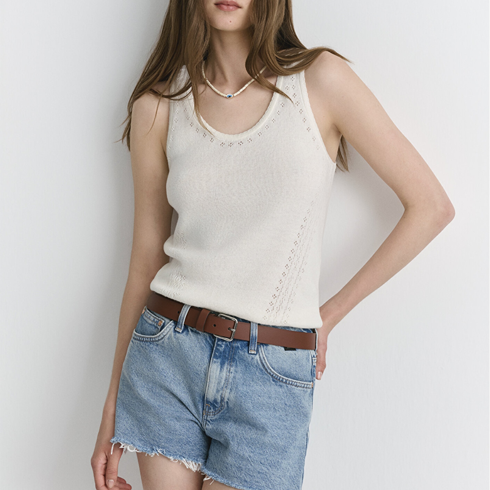 Mavi Rosie 90lar Gölgeli Indigo Mavisi Jean Şort 1447487078