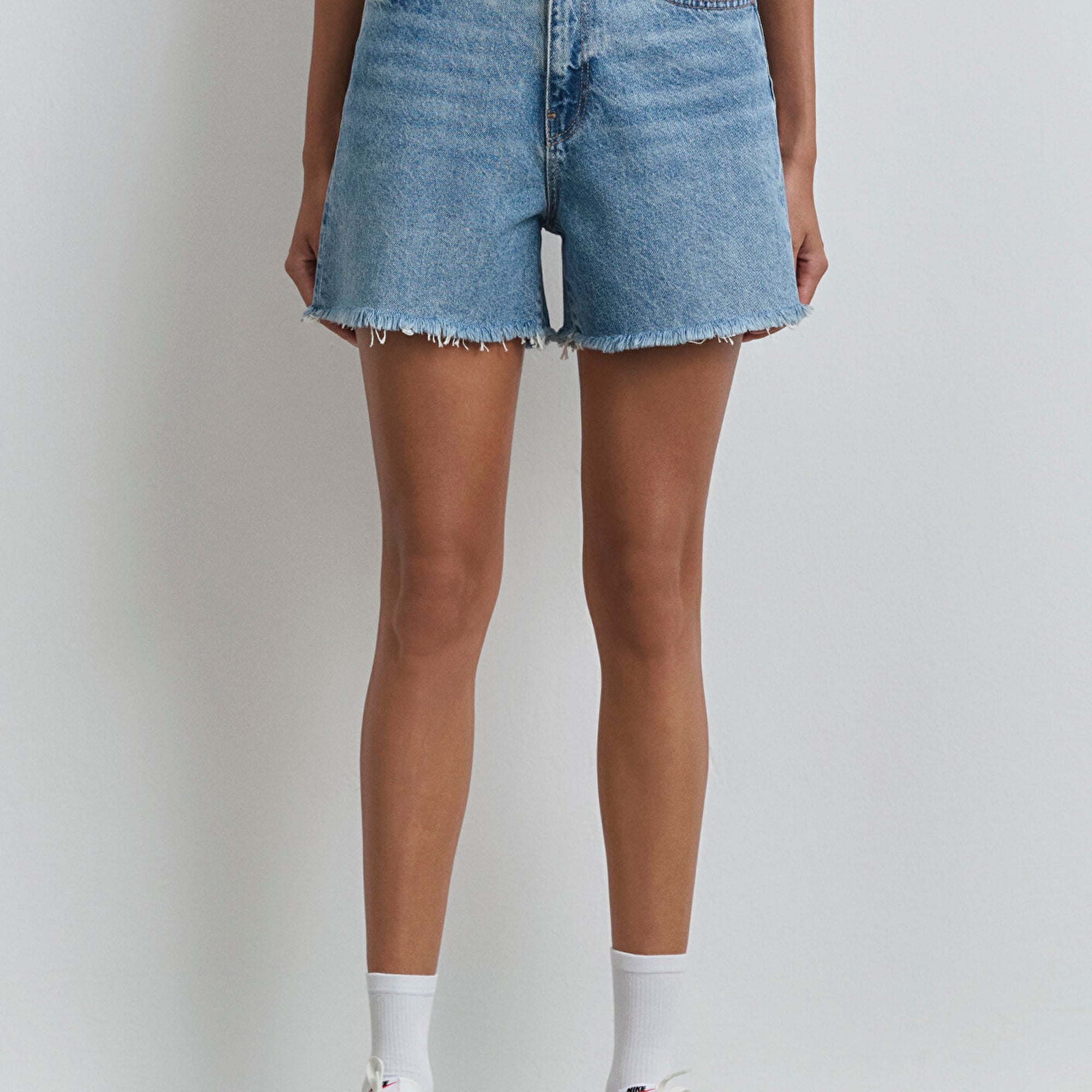 Mavi Millie 90lar İndigo Mavisi Jean Şort 1458987073