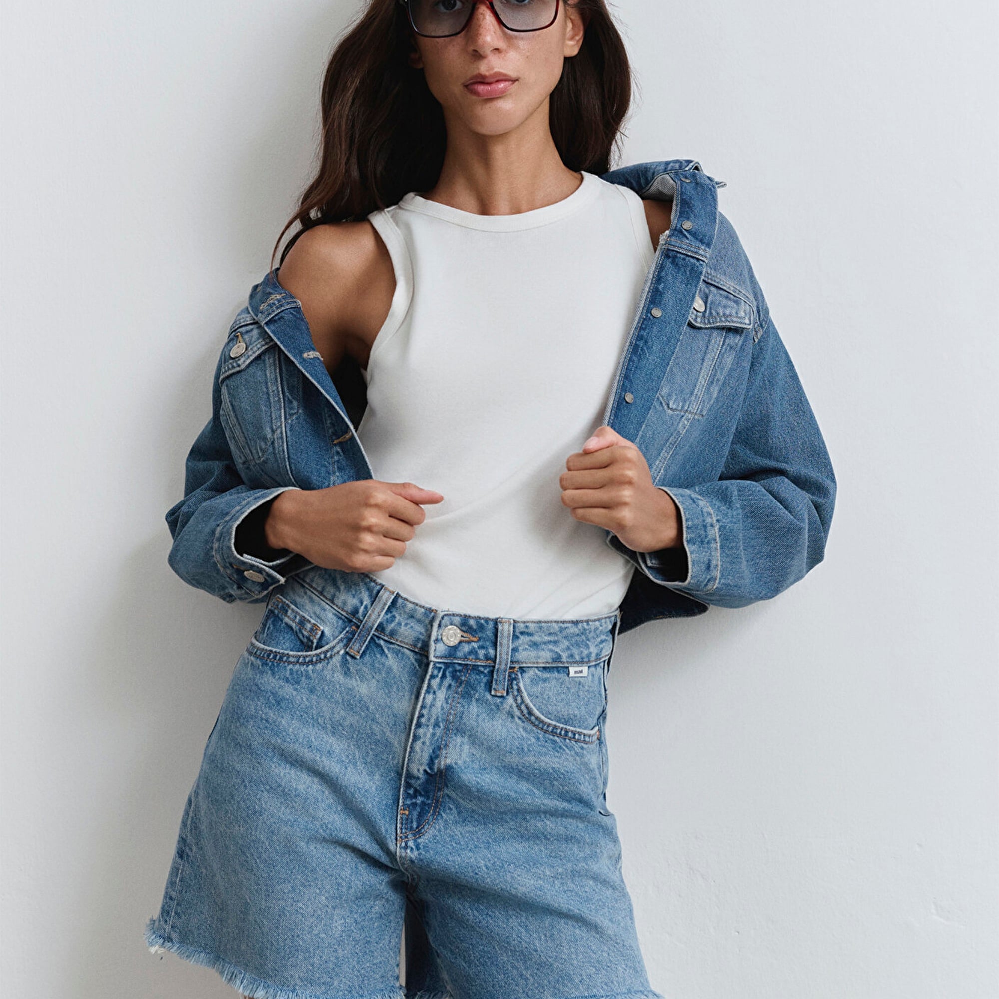 Mavi Millie 90lar İndigo Mavisi Jean Şort 1458987073