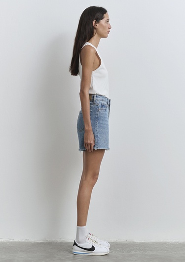  Mavi Millie 90lar İndigo Mavisi Jean Şort 1458987073