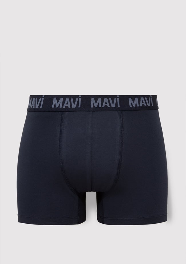  Mavi Lacivert Basic Boxer 0911077-70500