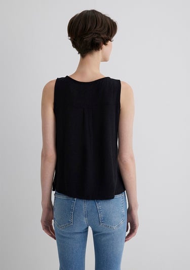  Mavi Kolsuz Siyah Bluz 1210710-900