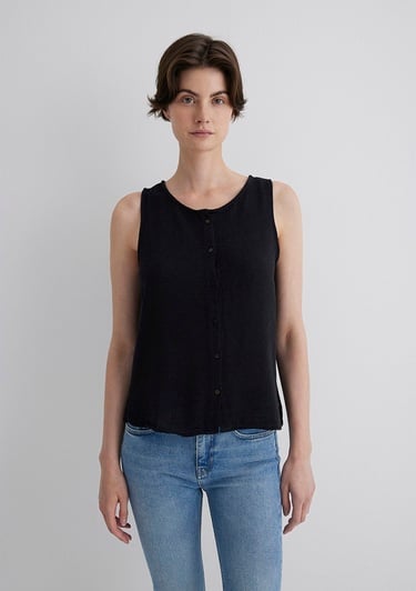  Mavi Kolsuz Siyah Bluz 1210710-900