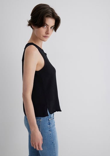  Mavi Kolsuz Siyah Bluz 1210710-900