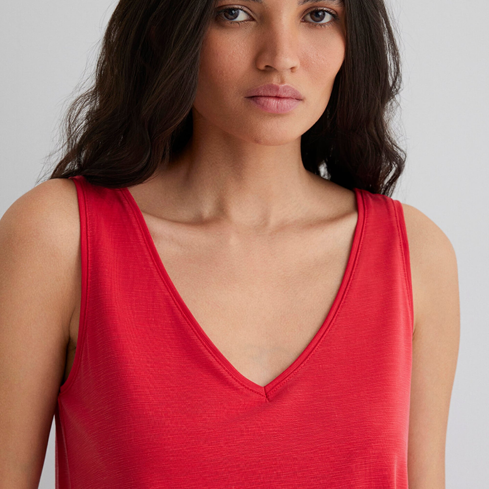 Mavi Lux Touch TENCEL TM Kırmızı Modal Atlet Slim Fit / Dar Kesim 1610423-70467