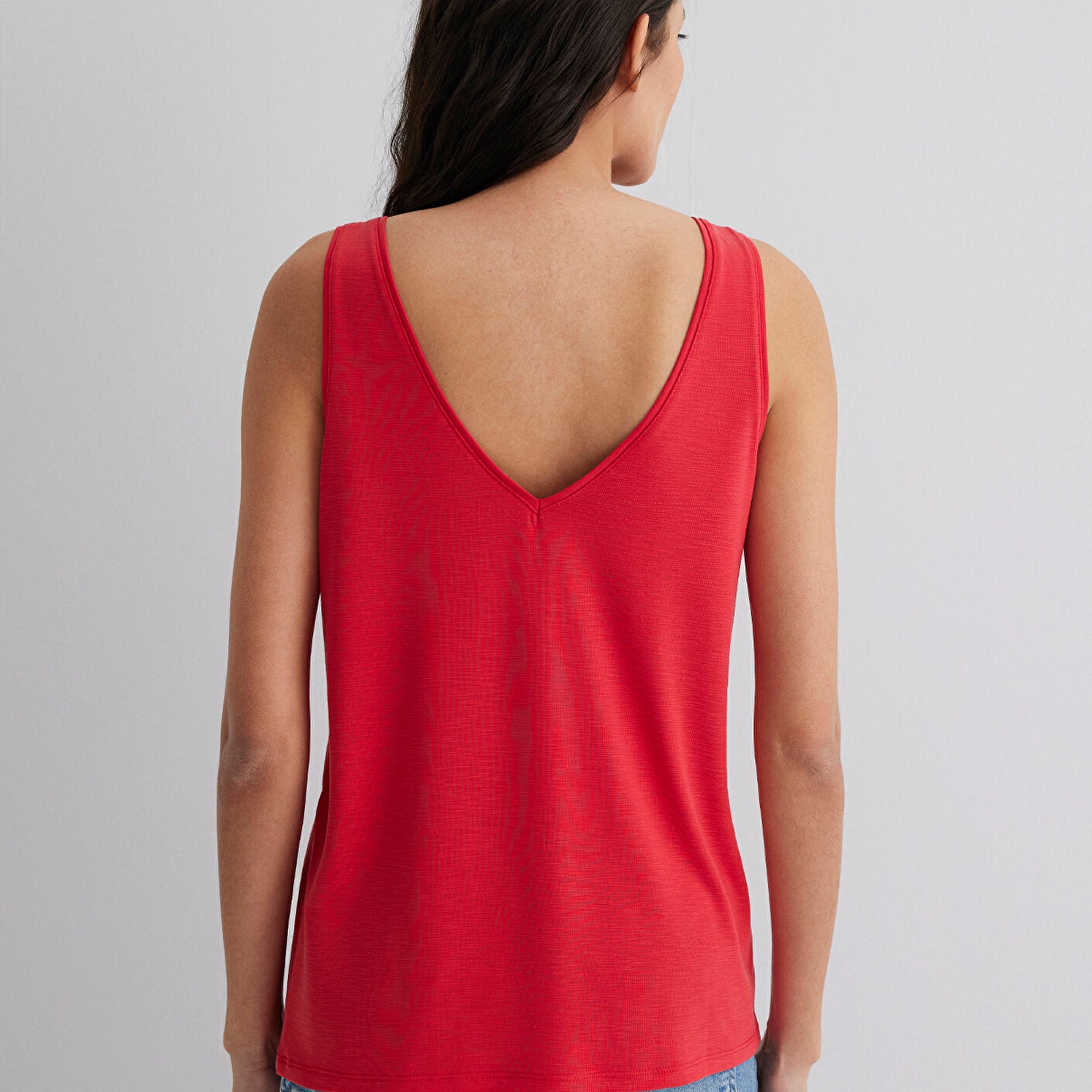 Mavi Lux Touch TENCEL TM Kırmızı Modal Atlet Slim Fit / Dar Kesim 1610423-70467