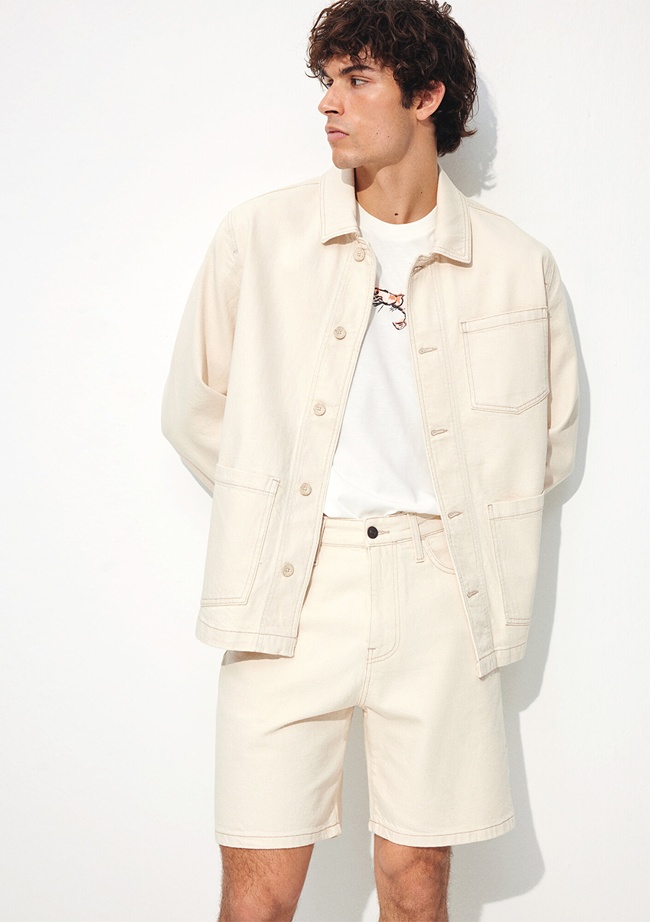  Mavi Houston Street Ekru Jean Şort 0410672-87146