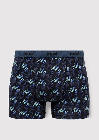  Mavi MV91 Baskılı Lacivert Boxer 0911632-900