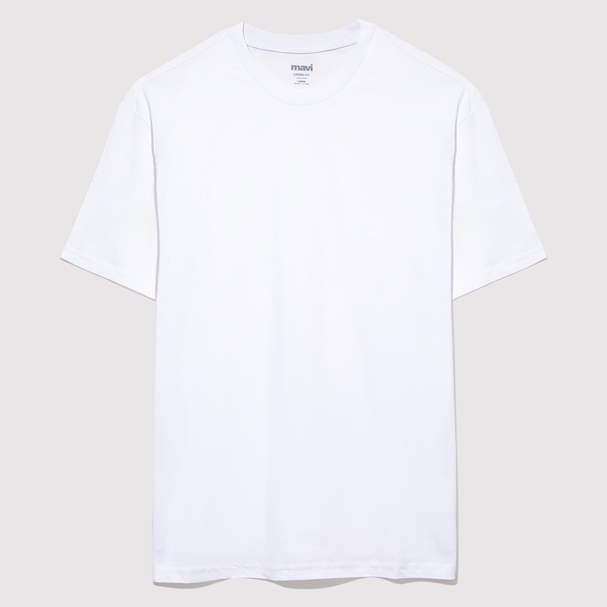 Mavi 2li Erkek Basic Tişört Loose Fit / Bol Rahat Kesim 0612317-900