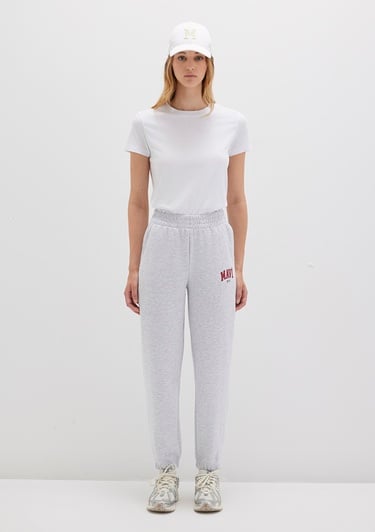  Mavi Mavi Logo Baskılı Gri Eşofman Altı 1010757-85438