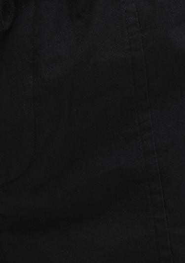  Mavi Beli Lastikli Siyah Jogger Pantolon 0010190-900