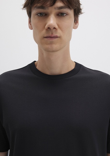  Mavi 3lü Erkek Basic Tişört Loose Fit / Bol Rahat Kesim 0612315-900