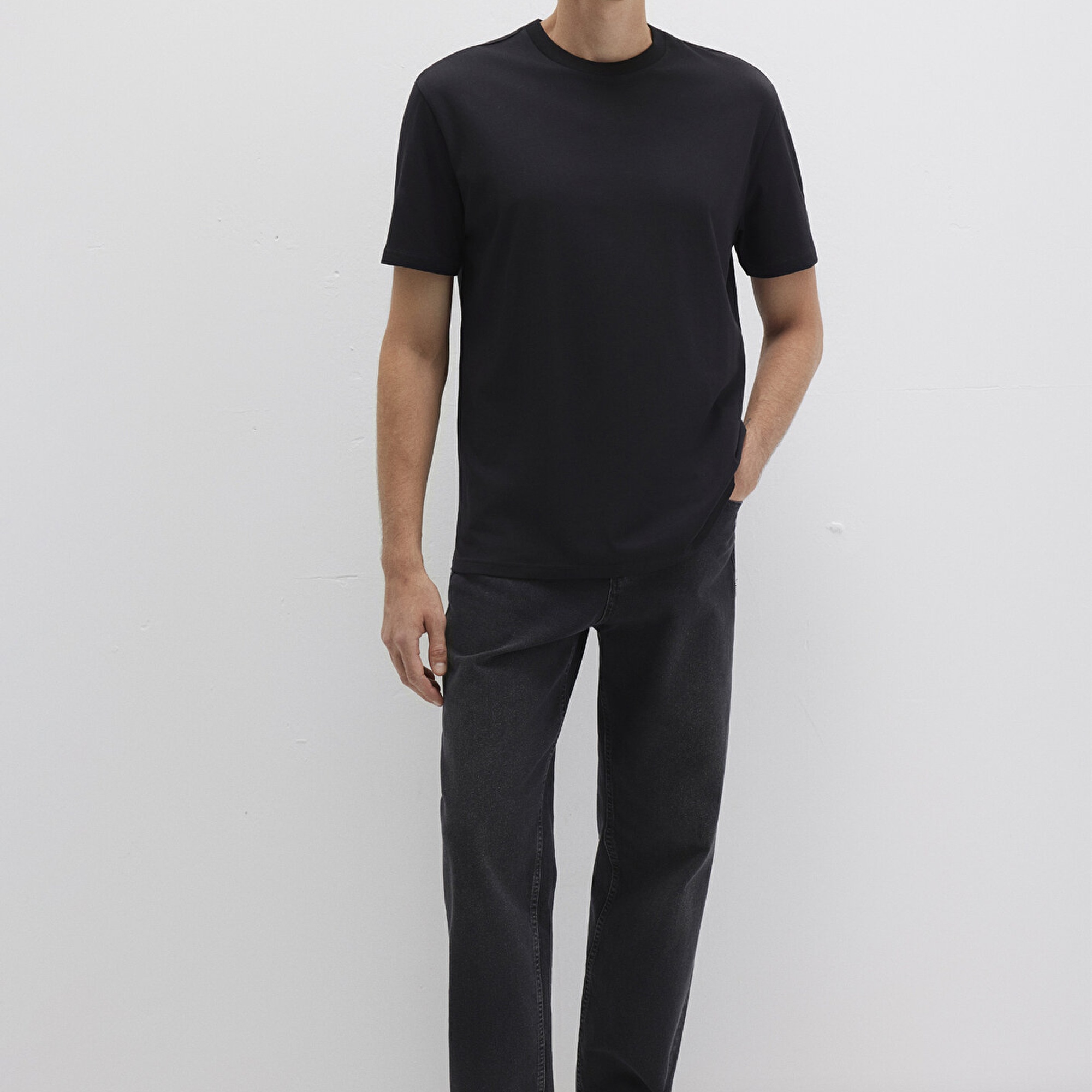 Mavi 3lü Erkek Basic Tişört Loose Fit / Bol Rahat Kesim 0612315-900