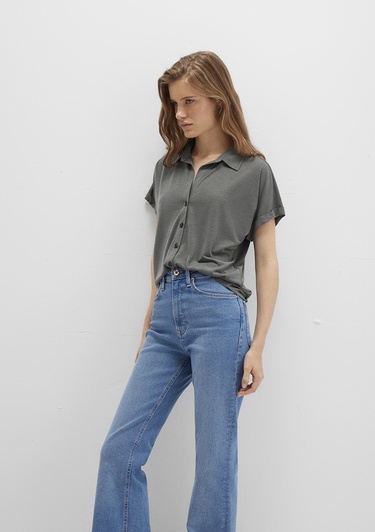  Mavi Lux Touch TENCEL TM Yeşil Modal Gömlek Regular Fit / Normal Kesim 168081-71553