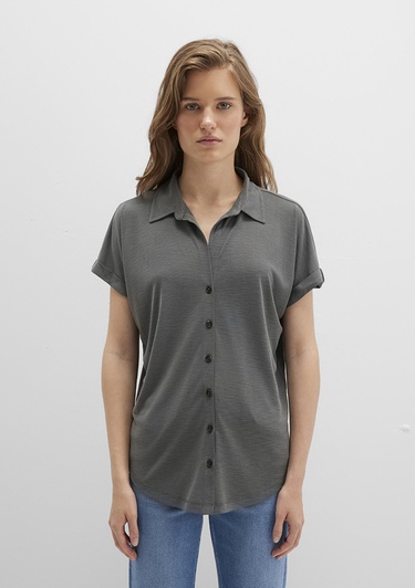  Mavi Lux Touch TENCEL TM Yeşil Modal Gömlek Regular Fit / Normal Kesim 168081-71553