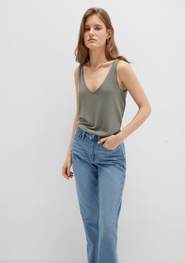  Mavi Lux Touch TENCEL TM Yeşil Modal Atlet Slim Fit / Dar Kesim 1610423-86961