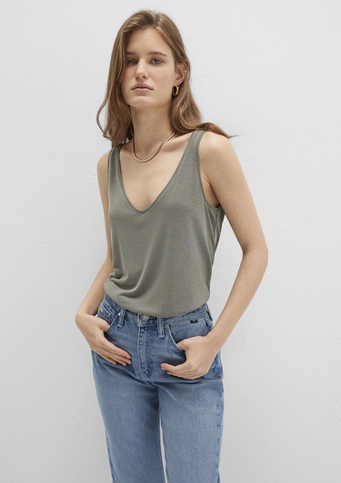  Mavi Lux Touch TENCEL TM Yeşil Modal Atlet Slim Fit / Dar Kesim 1610423-86961