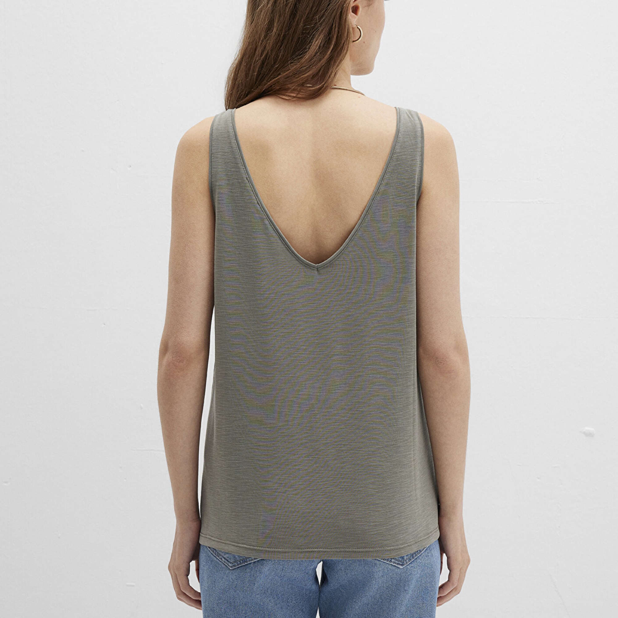 Mavi Lux Touch TENCEL TM Yeşil Modal Atlet Slim Fit / Dar Kesim 1610423-86961