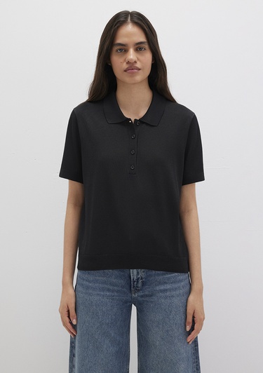  Mavi Lux Touch Siyah Triko Polo 1710493-900