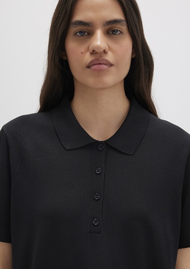  Mavi Lux Touch Siyah Triko Polo 1710493-900