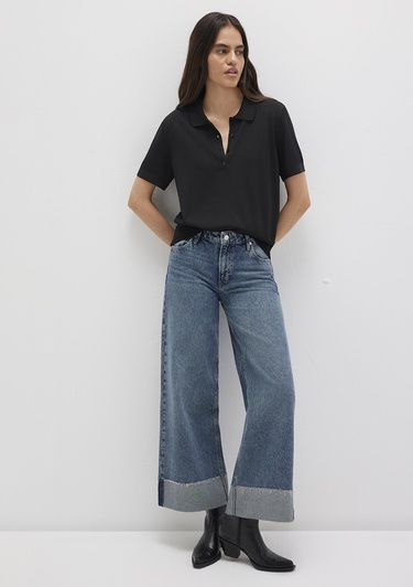  Mavi Lux Touch Siyah Triko Polo 1710493-900