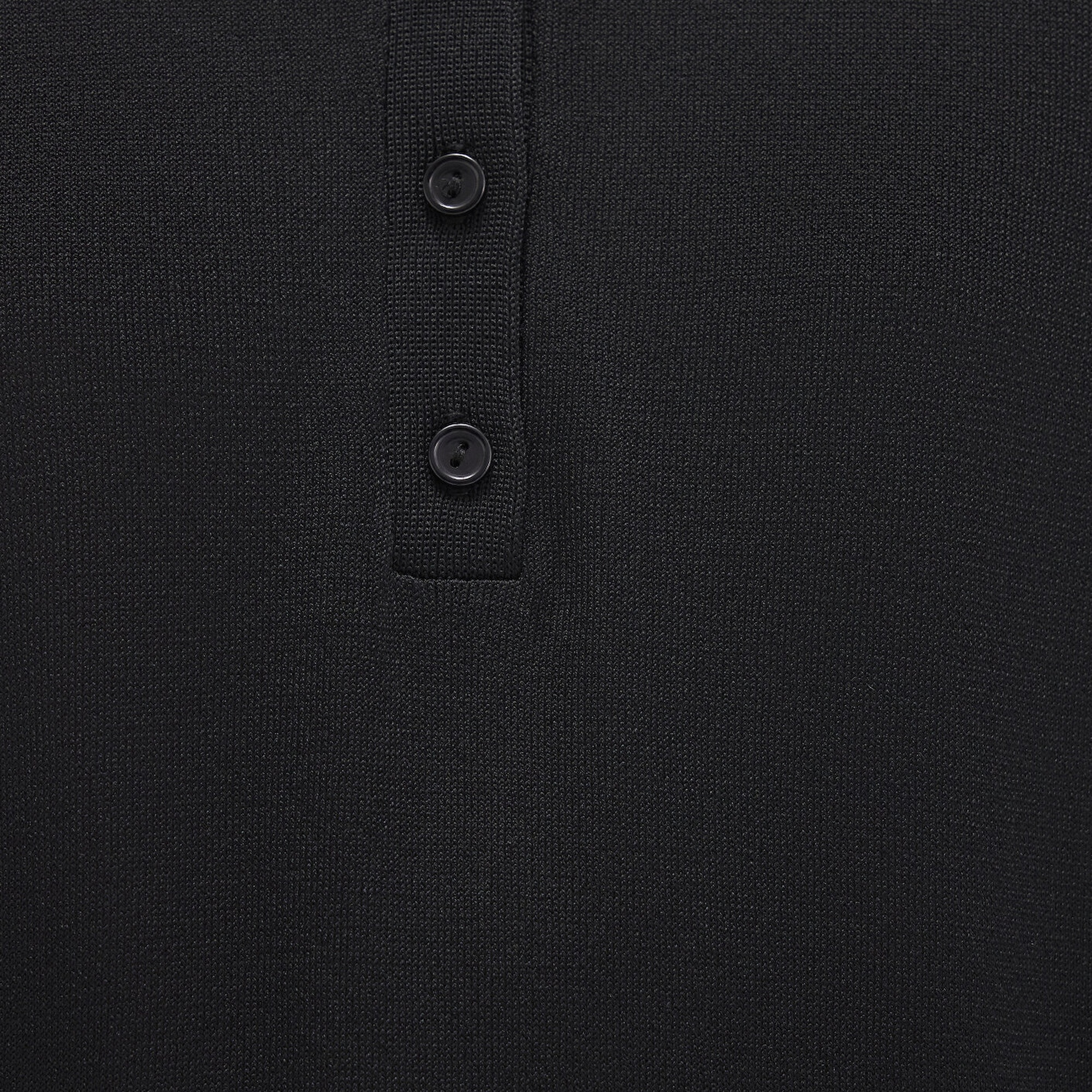 Mavi Lux Touch Siyah Triko Polo 1710493-900