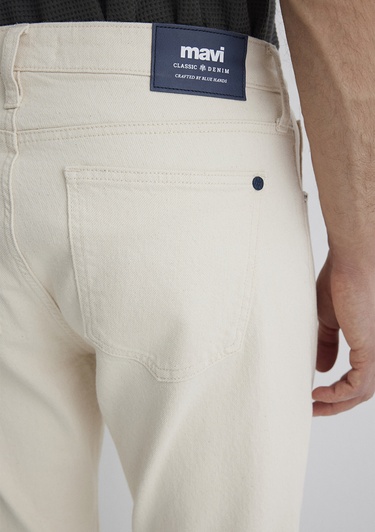  Mavi Milan Classic Denim Ekru Jean Pantolon 0081087654