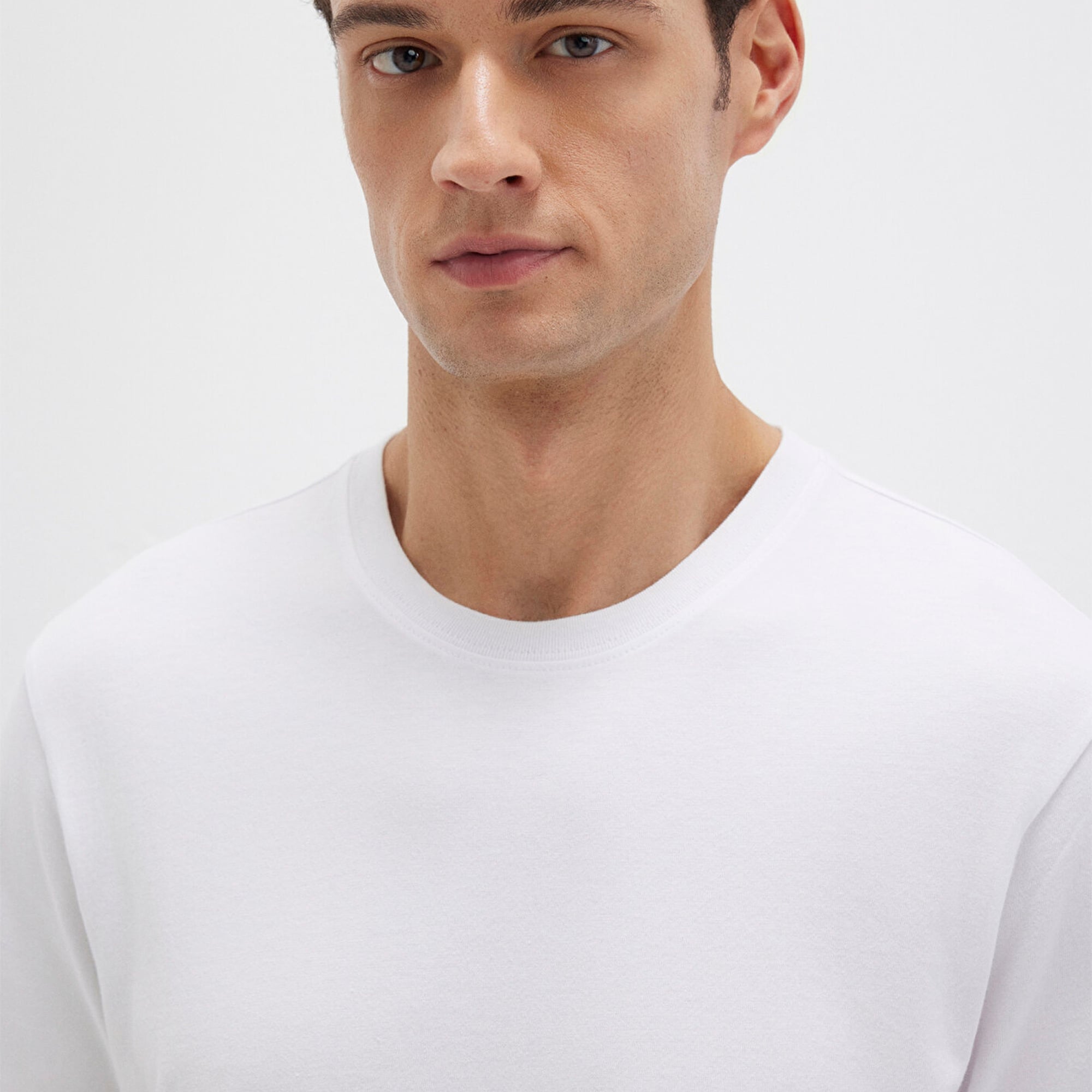 Mavi Organik Pamuk Beyaz Tişört Regular Fit / Normal Kesim 066483-620