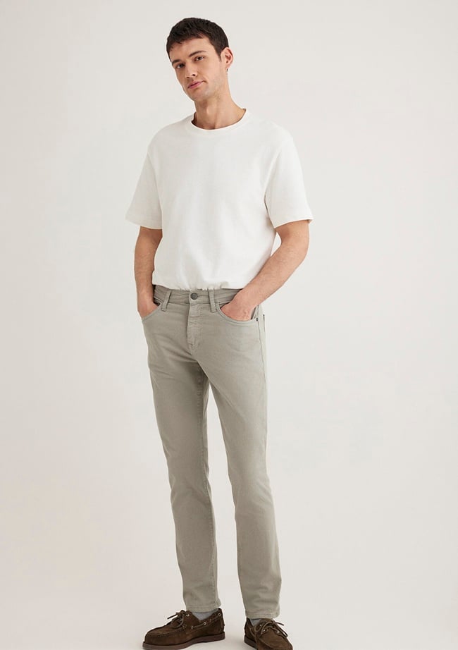  Mavi Jake Mavi Black Sisli Gri Gabardin Pantolon 0042286582