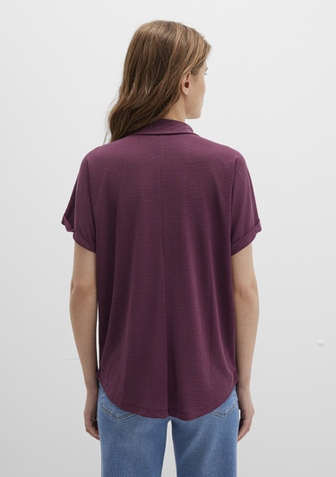  Mavi Lux Touch TENCEL TM Mor Modal Gömlek Regular Fit / Normal Kesim 168081-70664