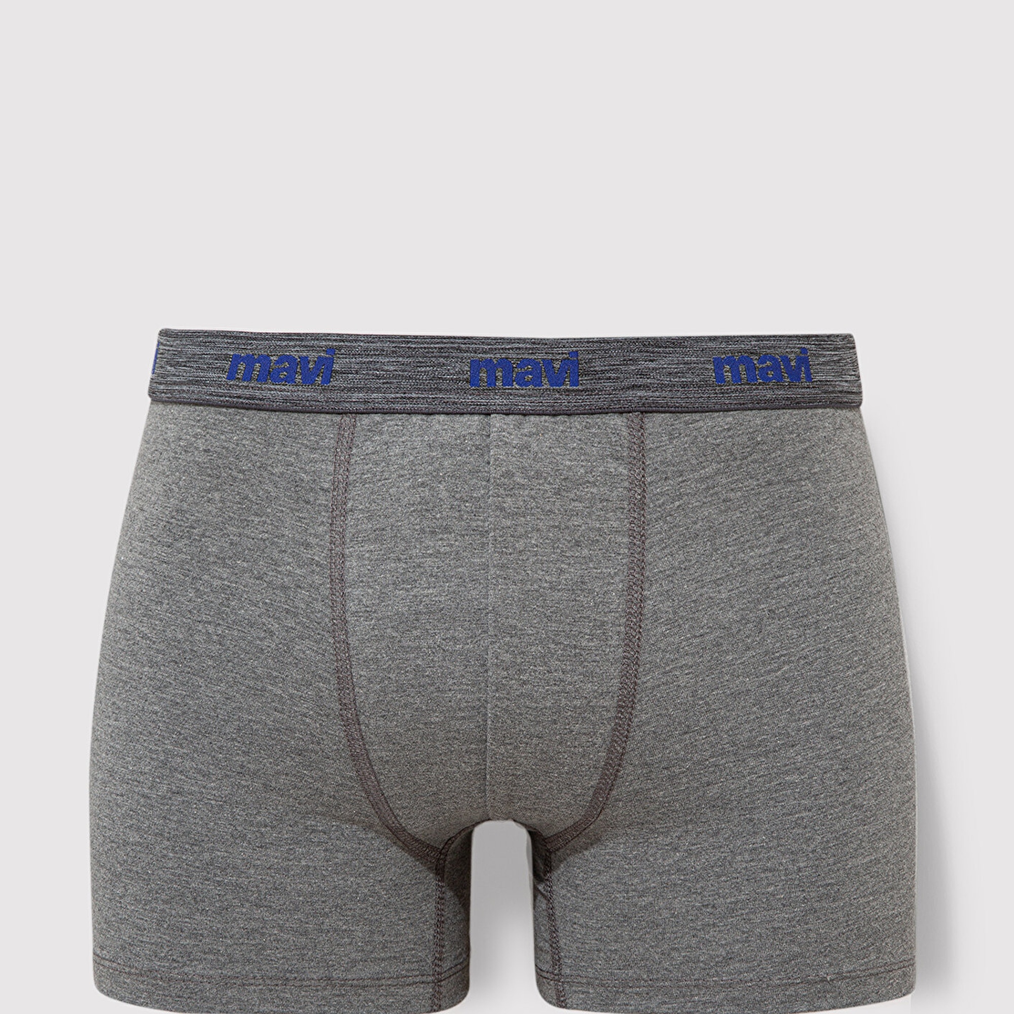 Mavi 3lü Gri Basic Boxer 0911407-23854