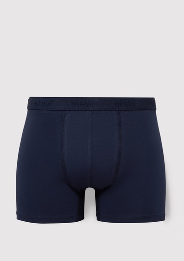  Mavi 3lü Baskılı Boxer 0911409-85585