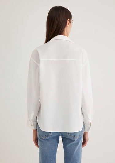  Mavi Ekru Gömlek Regular Fit / Normal Kesim 1210985-70057