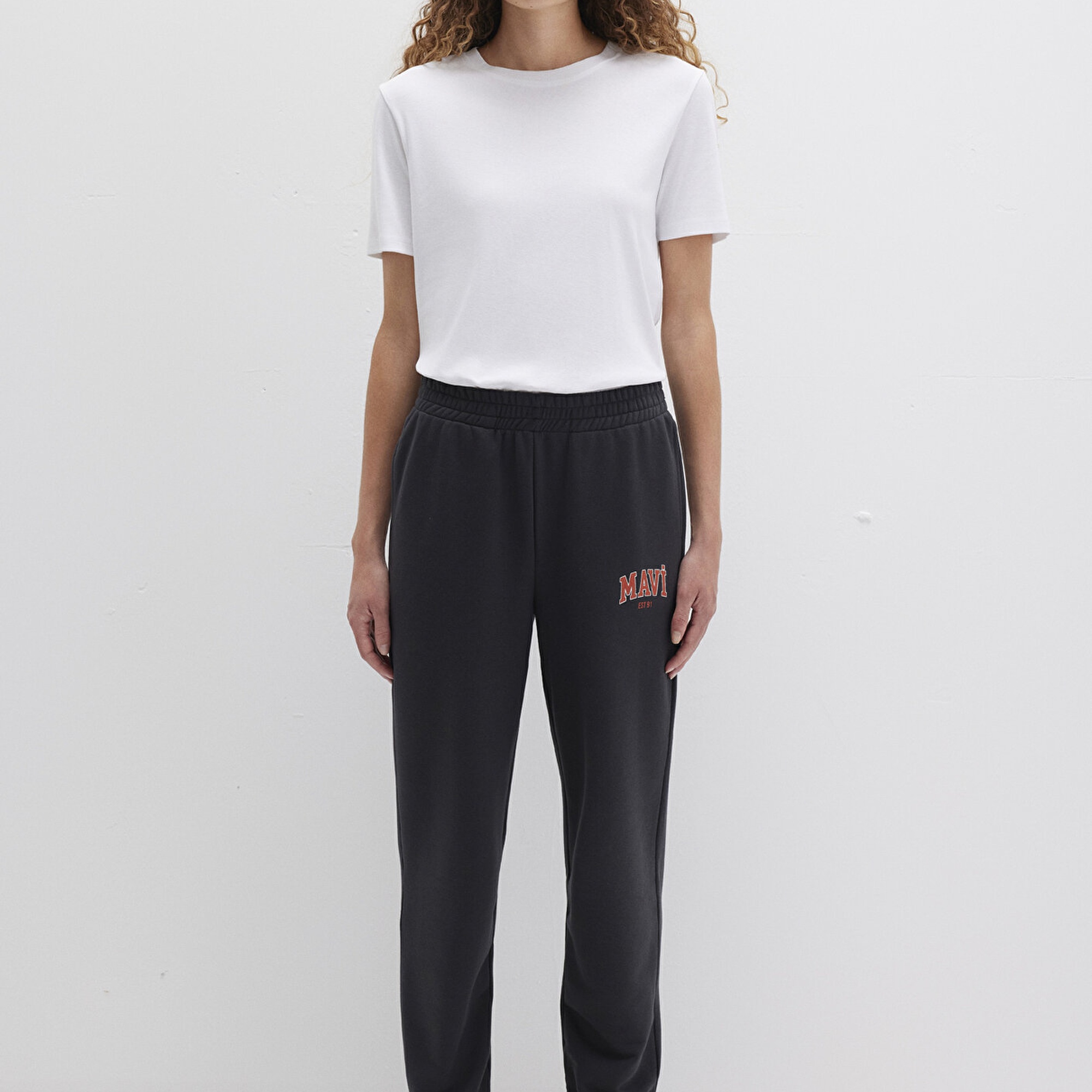 Mavi Mavi Logo Baskılı Antrasit Eşofman Altı 1010757-80106