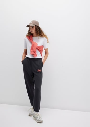  Mavi Mavi Logo Baskılı Antrasit Eşofman Altı 1010757-80106