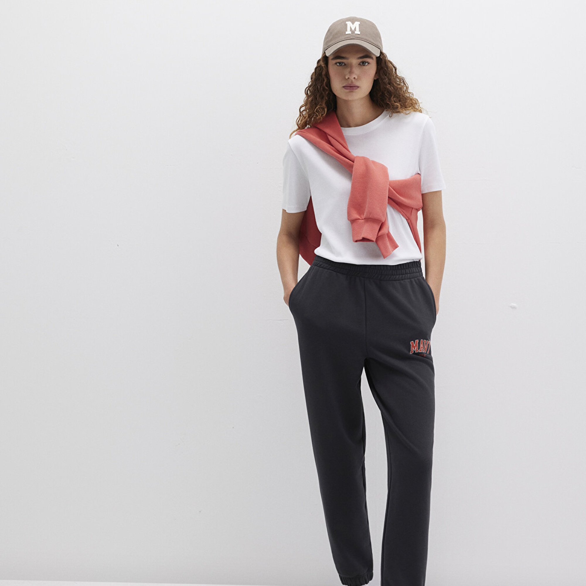 Mavi Mavi Logo Baskılı Antrasit Eşofman Altı 1010757-80106