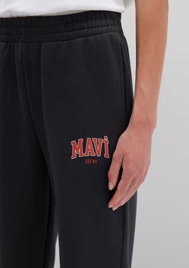  Mavi Mavi Logo Baskılı Antrasit Eşofman Altı 1010757-80106