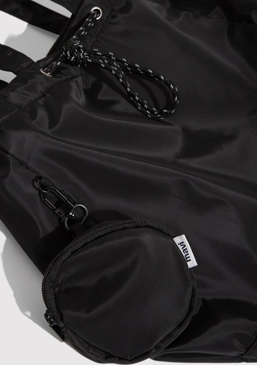  Mavi Mavi Logo Detaylı Siyah Omuz Çantası 1911306-900