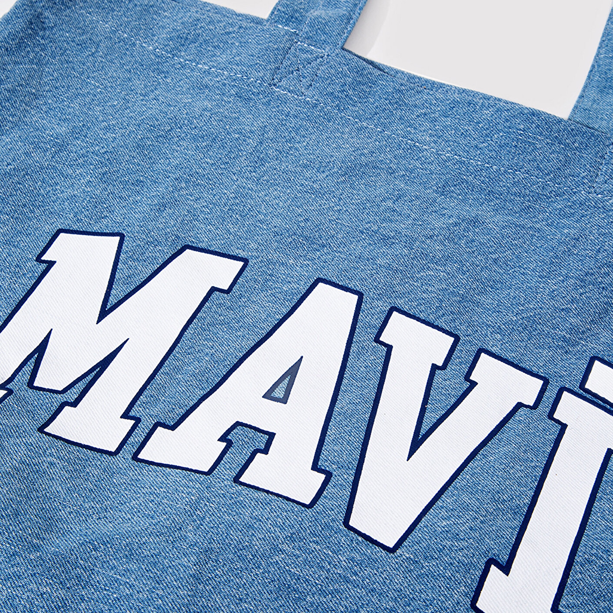 Mavi Mavi Logo Baskılı Denim Çanta 1912566-80195