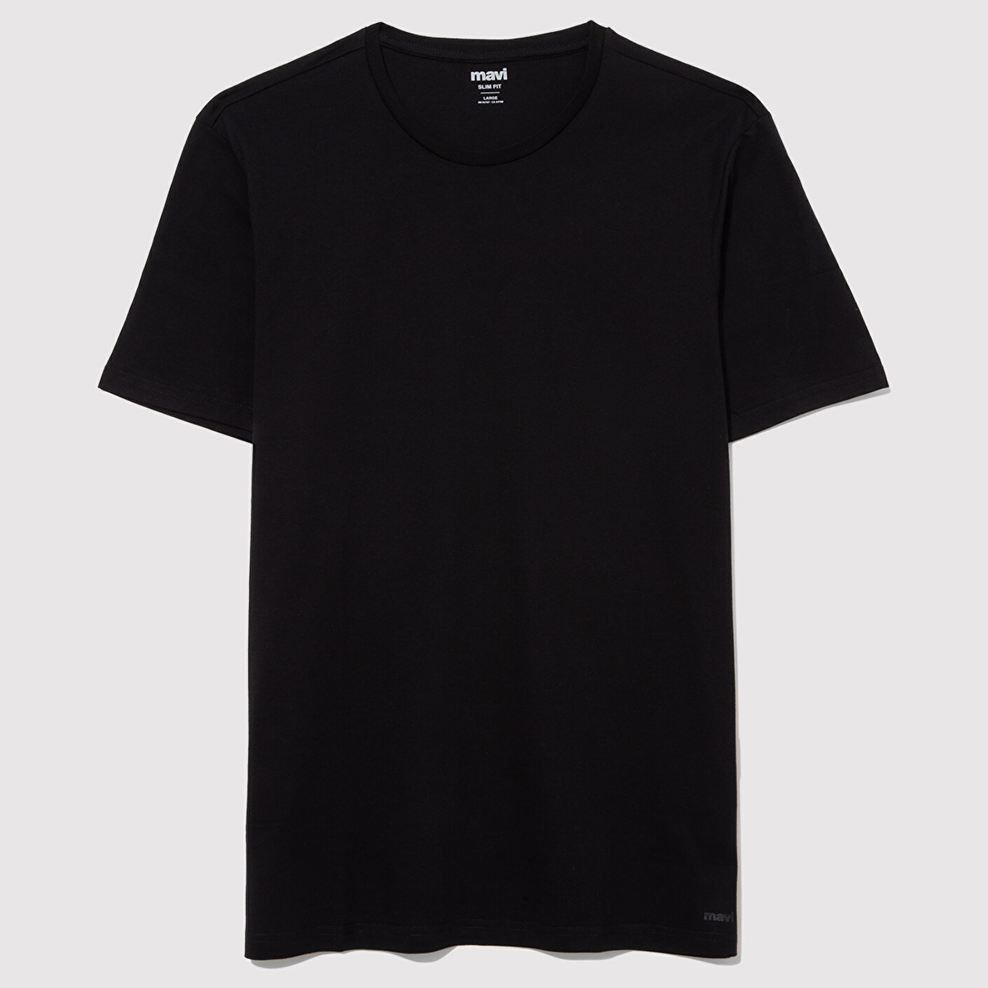 Mavi 3lü Bisiklet Yaka Erkek Basic Tişört Slim Fit / Dar Kesim 0611784-900