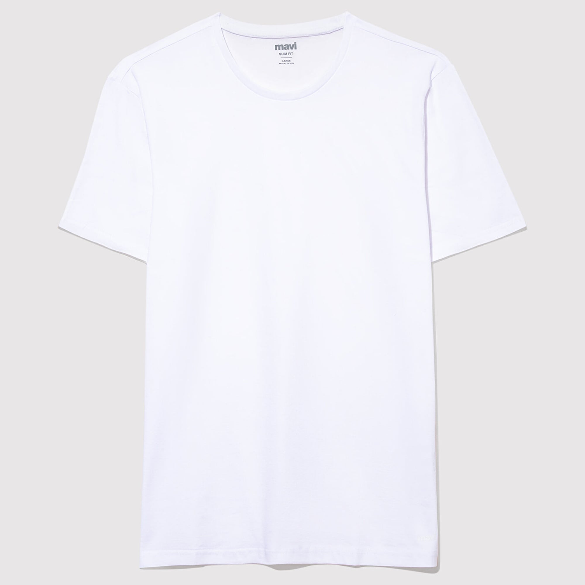 Mavi 3lü Bisiklet Yaka Erkek Basic Tişört Slim Fit / Dar Kesim 0611784-900