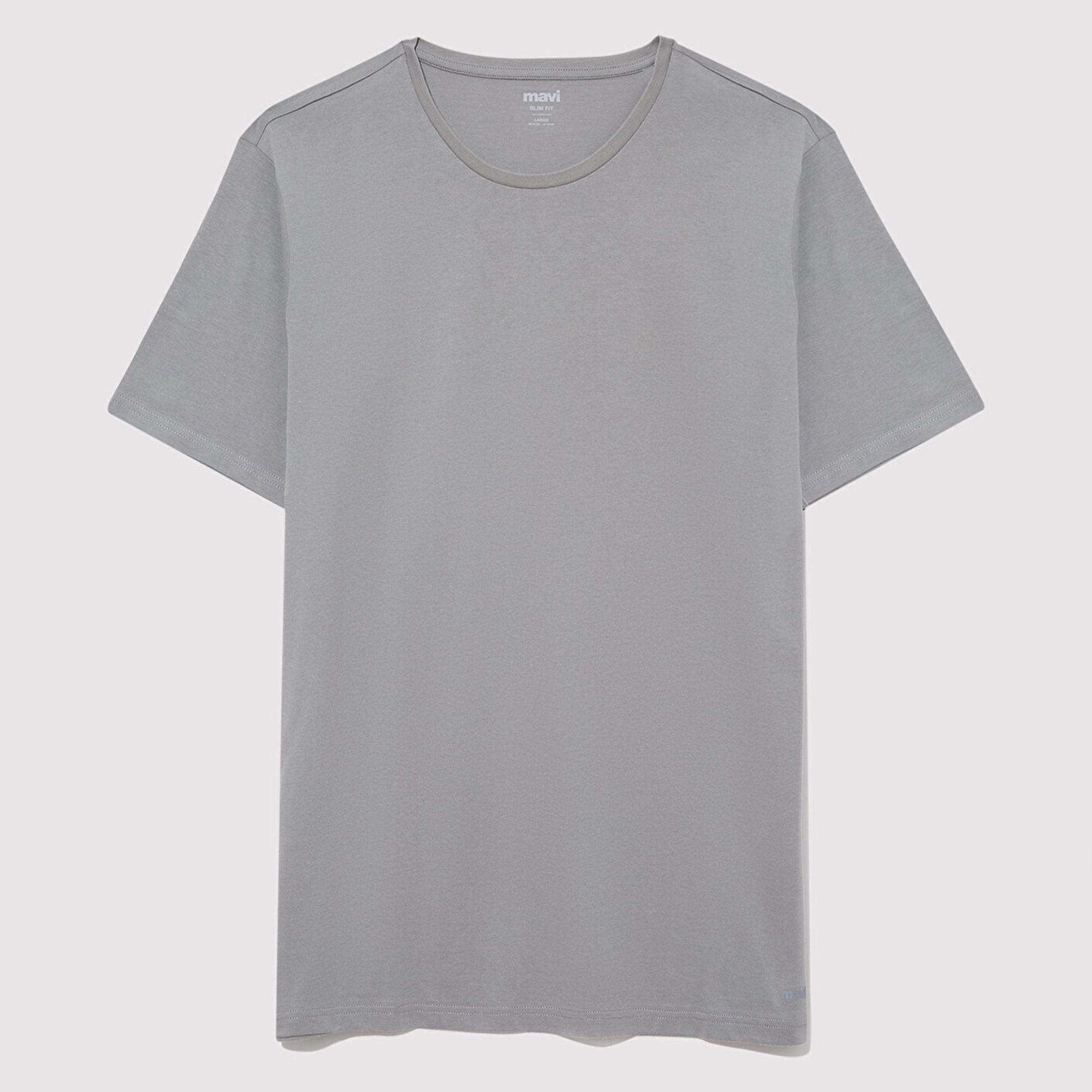 Mavi 3lü Bisiklet Yaka Erkek Basic Tişört Slim Fit / Dar Kesim 0611784-900