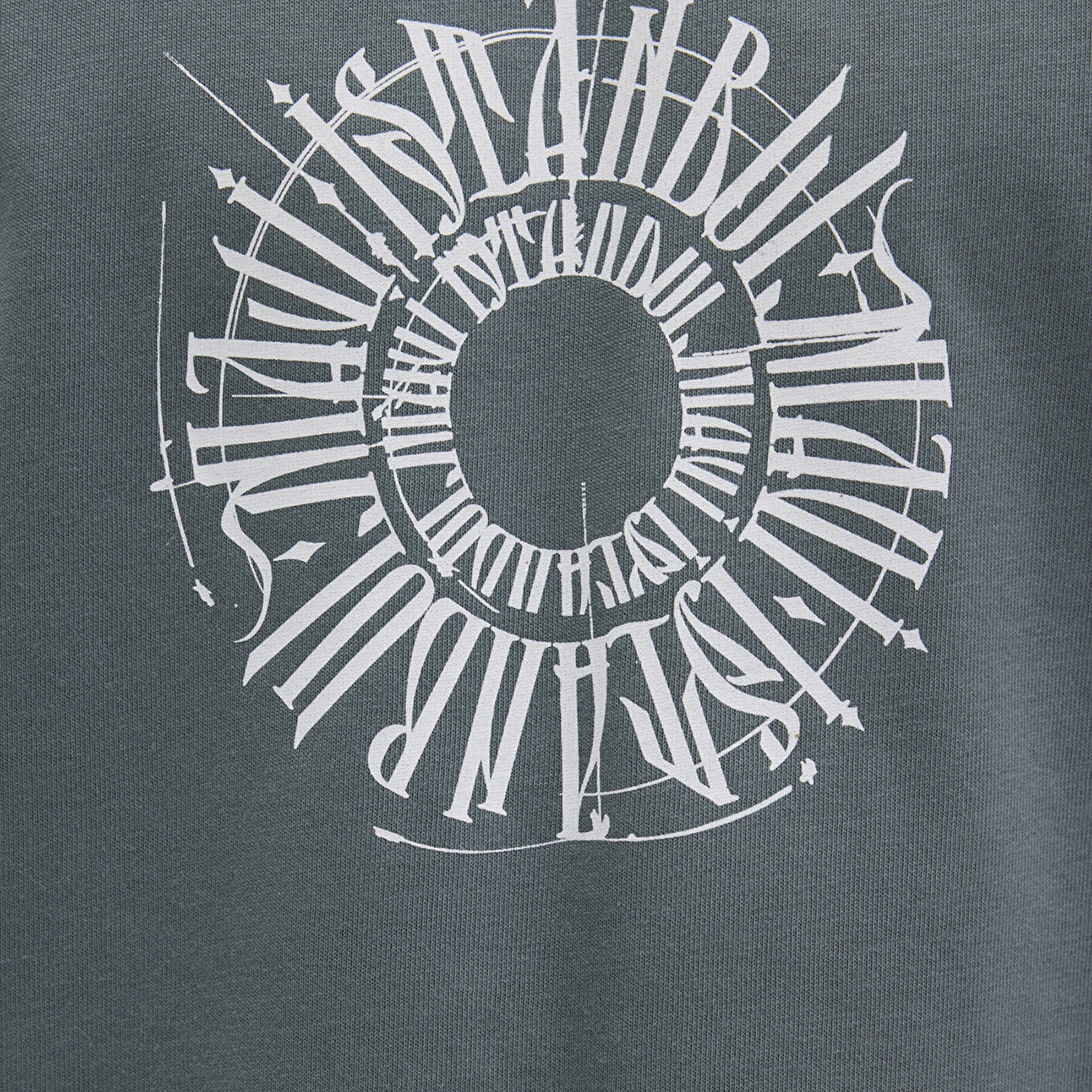 Mavi Sırt Baskılı İstanbul Tişört Loose Fit / Bol Rahat Kesim 0612449-71577