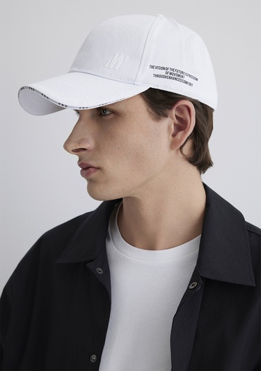  Mavi Mavi Pro Logo Detaylı Beyaz Şapka 0911518-620