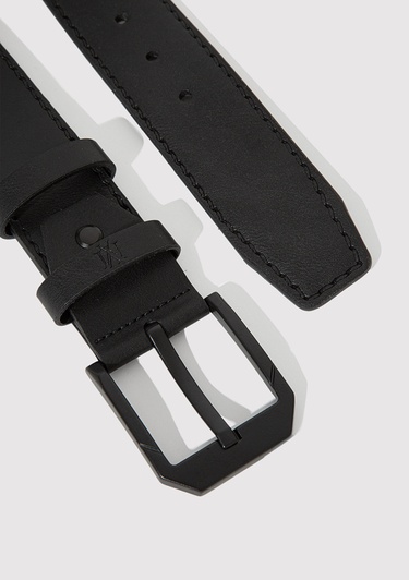  Mavi Siyah Suni Deri Kemer 0911653-900