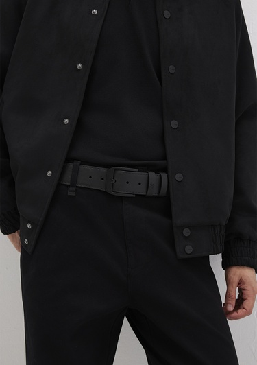  Mavi Siyah Suni Deri Kemer 0911653-900