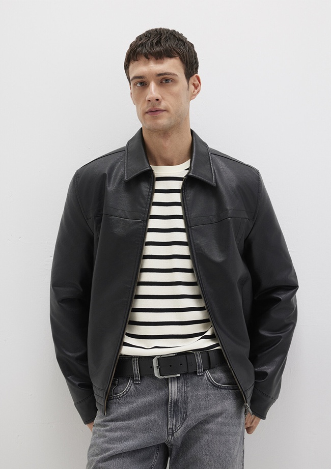  Mavi Siyah Suni Deri Kemer 0911653-21842