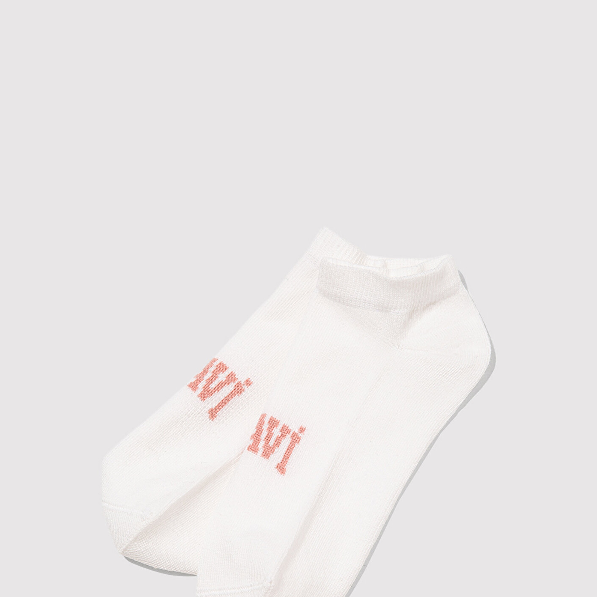 Mavi Mavi Logo Baskılı Beyaz Patik Çorap 1912784-620